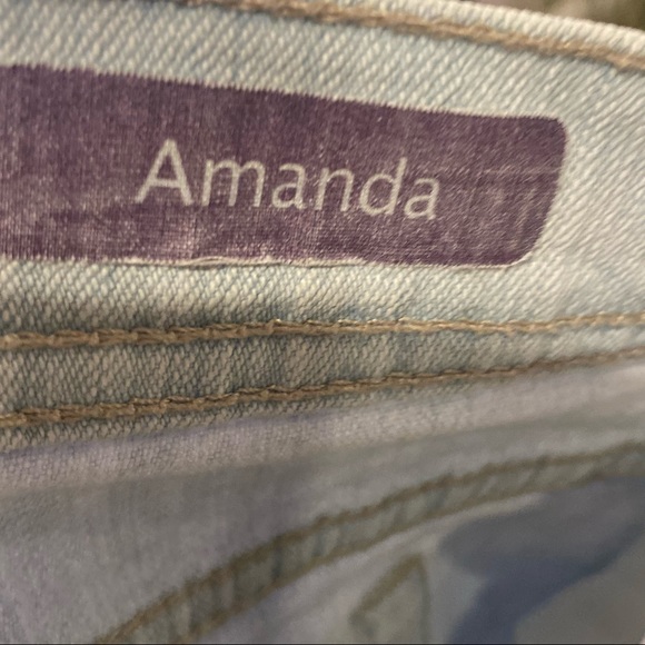 Gloria Vanderbilt Amanda Light Blue Denim Jeans Size 12 - Picture 15 of 15